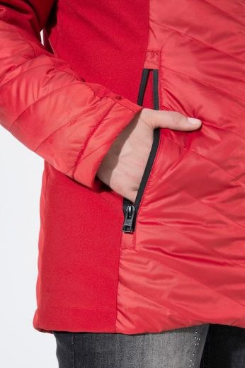 Moda za polnejše Jakna vodoodbojna s kapuljačom plus velikost, xxl, Ulla Popken in Johann Popken (JP1880)
