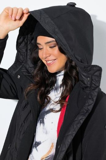 Moda za polnejše Jakna vodoodbojna s kapuljačom plus velikost, xxl, Ulla Popken in Johann Popken (JP1880)