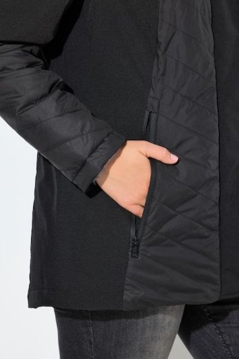 Moda za polnejše Jakna vodoodbojna s kapuljačom plus velikost, xxl, Ulla Popken in Johann Popken (JP1880)