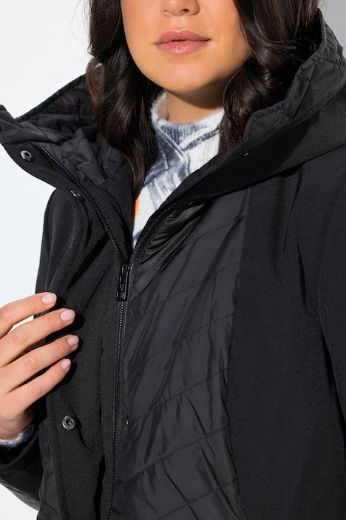 Moda za polnejše Jakna vodoodbojna s kapuljačom plus velikost, xxl, Ulla Popken in Johann Popken (JP1880)