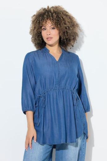 Moda za polnejše Bluza 3/4 rukava A kroja plus velikost, xxl, Ulla Popken in Johann Popken (JP1880)