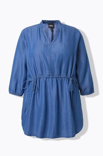 Moda za polnejše Bluza 3/4 rukava A kroja plus velikost, xxl, Ulla Popken in Johann Popken (JP1880)