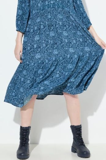 Moda za polnejše Haljina 3/4 rukava A kroja plus velikost, xxl, Ulla Popken in Johann Popken (JP1880)