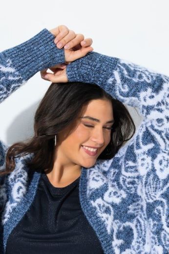 Moda za polnejše Kardigan dugih rukava otvorenog kroja plus velikost, xxl, Ulla Popken in Johann Popken (JP1880)