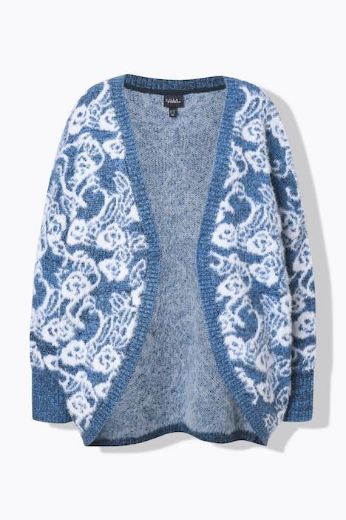 Moda za polnejše Kardigan dugih rukava otvorenog kroja plus velikost, xxl, Ulla Popken in Johann Popken (JP1880)