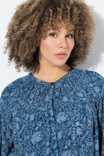 Moda za polnejše Bluza dugih rukava na kopčanje plus velikost, xxl, Ulla Popken in Johann Popken (JP1880)