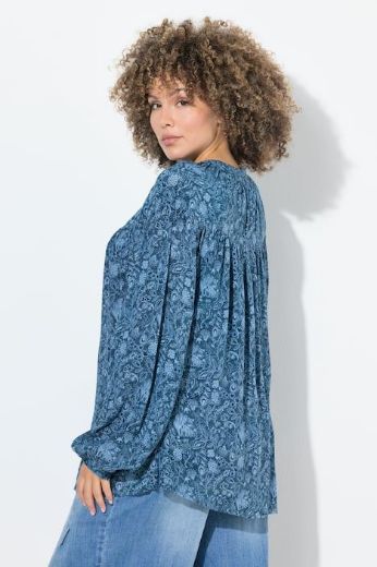 Moda za polnejše Bluza dugih rukava na kopčanje plus velikost, xxl, Ulla Popken in Johann Popken (JP1880)