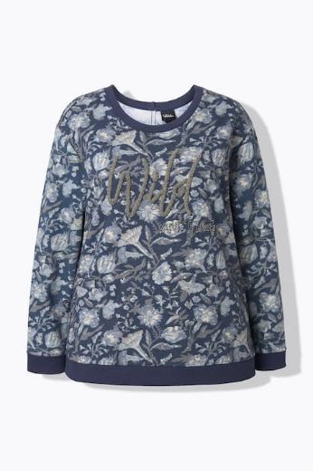 Moda za polnejše Majica dugih rukava okruglog ovratnika plus velikost, xxl, Ulla Popken in Johann Popken (JP1880)