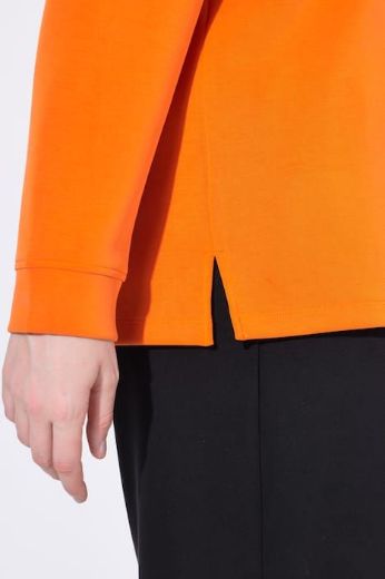 Moda za polnejše Majica s vezanjem na ovratniku plus velikost, xxl, Ulla Popken in Johann Popken (JP1880)