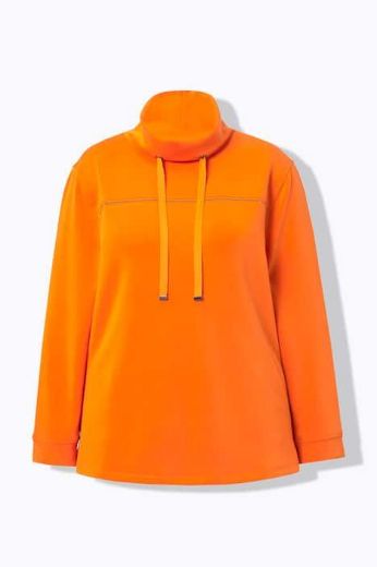 Moda za polnejše Majica s vezanjem na ovratniku plus velikost, xxl, Ulla Popken in Johann Popken (JP1880)