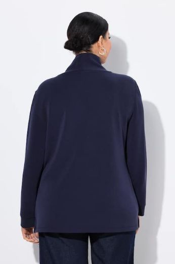 Moda za polnejše Majica s vezanjem na ovratniku plus velikost, xxl, Ulla Popken in Johann Popken (JP1880)