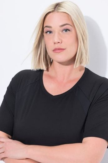 Moda za polnejše Majica sportska kratkih rukava plus velikost, xxl, Ulla Popken in Johann Popken (JP1880)