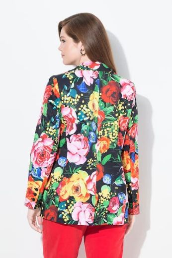 Moda za polnejše Sako lagani cvjetnog printa plus velikost, xxl, Ulla Popken in Johann Popken (JP1880)