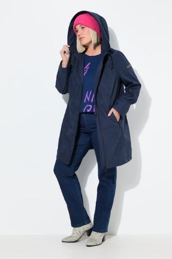 Moda za polnejše Jakna s kapuljačom vodootporna plus velikost, xxl, Ulla Popken in Johann Popken (JP1880)