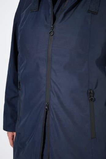 Moda za polnejše Jakna s kapuljačom vodootporna plus velikost, xxl, Ulla Popken in Johann Popken (JP1880)
