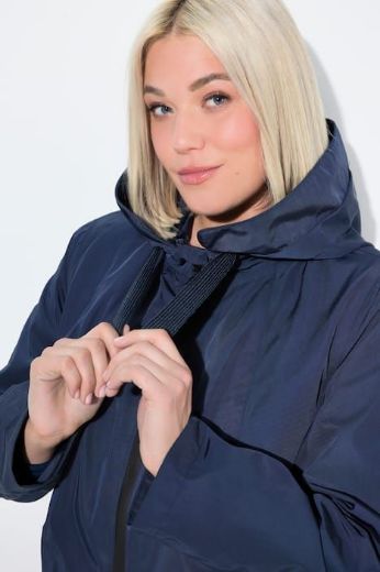 Moda za polnejše Jakna s kapuljačom vodootporna plus velikost, xxl, Ulla Popken in Johann Popken (JP1880)