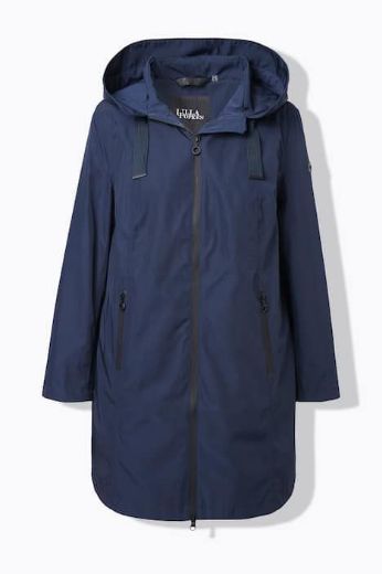 Moda za polnejše Jakna s kapuljačom vodootporna plus velikost, xxl, Ulla Popken in Johann Popken (JP1880)