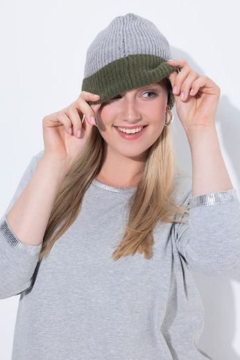Moda za polnejše Kapa pletena plus velikost, xxl, Ulla Popken in Johann Popken (JP1880)