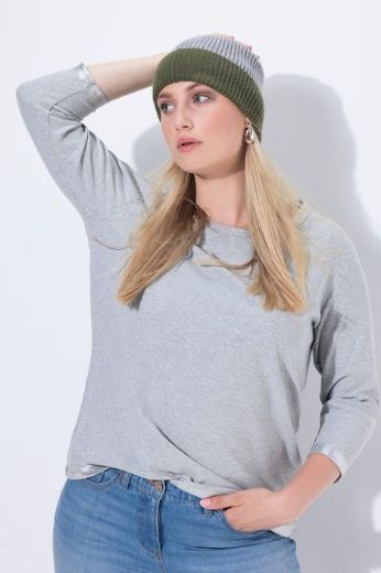 Moda za polnejše Kapa pletena plus velikost, xxl, Ulla Popken in Johann Popken (JP1880)