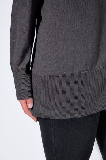 Moda za polnejše Kardigan klasični V ovratnik plus velikost, xxl, Ulla Popken in Johann Popken (JP1880)