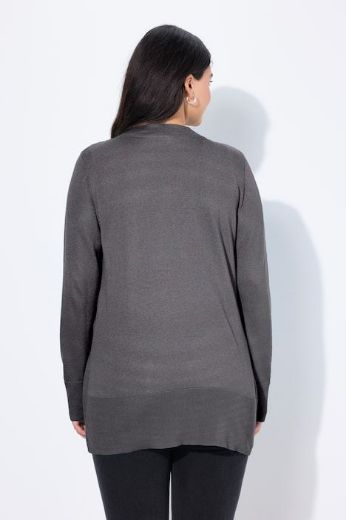 Moda za polnejše Kardigan klasični V ovratnik plus velikost, xxl, Ulla Popken in Johann Popken (JP1880)