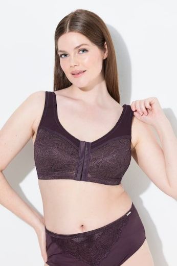 Moda za polnejše Grudnjak Kelly na prednje kopčanje plus velikost, xxl, Ulla Popken in Johann Popken (JP1880)