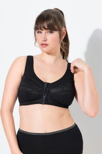 Moda za polnejše Grudnjak Kelly na prednje kopčanje plus velikost, xxl, Ulla Popken in Johann Popken (JP1880)