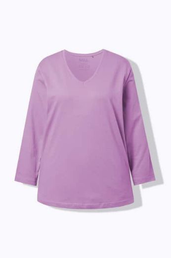 Moda za polnejše Majica Basic dugi rukavi plus velikost, xxl, Ulla Popken in Johann Popken (JP1880)