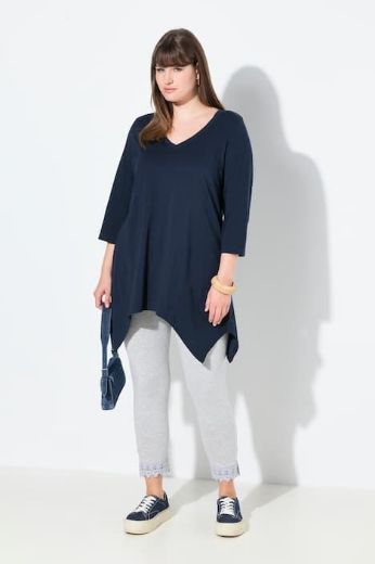 Moda za polnejše Tajice s čipkom plus velikost, xxl, Ulla Popken in Johann Popken (JP1880)