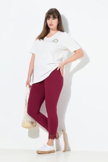 Moda za polnejše Tajice s čipkom plus velikost, xxl, Ulla Popken in Johann Popken (JP1880)