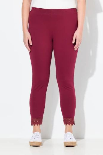 Moda za polnejše Tajice s čipkom plus velikost, xxl, Ulla Popken in Johann Popken (JP1880)