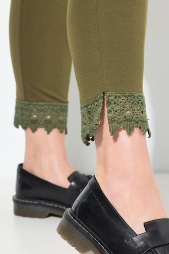 Moda za polnejše Tajice s čipkom plus velikost, xxl, Ulla Popken in Johann Popken (JP1880)