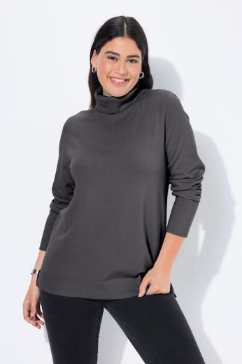 Moda za polnejše Pulover s rol ovratnikom plus velikost, xxl, Ulla Popken in Johann Popken (JP1880)