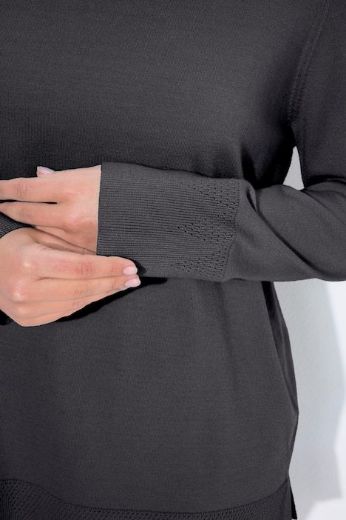 Moda za polnejše Pulover s rol ovratnikom plus velikost, xxl, Ulla Popken in Johann Popken (JP1880)