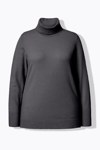 Moda za polnejše Pulover s rol ovratnikom plus velikost, xxl, Ulla Popken in Johann Popken (JP1880)