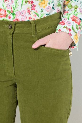 Moda za polnejše Hlače Moni od samta plus velikost, xxl, Ulla Popken in Johann Popken (JP1880)