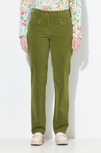 Moda za polnejše Hlače Moni od samta plus velikost, xxl, Ulla Popken in Johann Popken (JP1880)