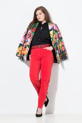 Moda za polnejše Hlače Moni od samta plus velikost, xxl, Ulla Popken in Johann Popken (JP1880)