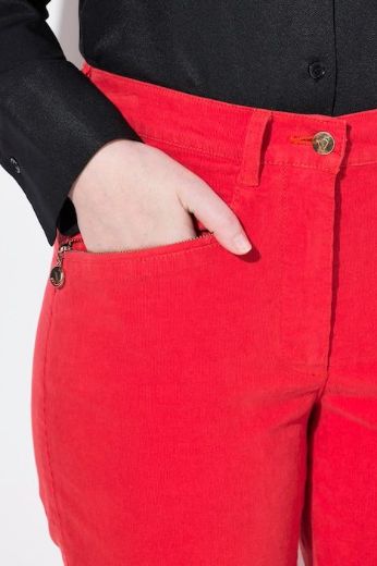 Moda za polnejše Hlače Moni od samta plus velikost, xxl, Ulla Popken in Johann Popken (JP1880)