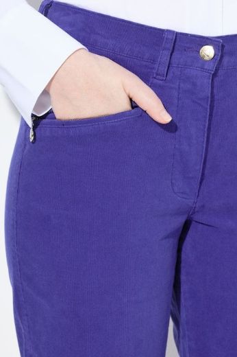 Moda za polnejše Hlače Moni od samta plus velikost, xxl, Ulla Popken in Johann Popken (JP1880)