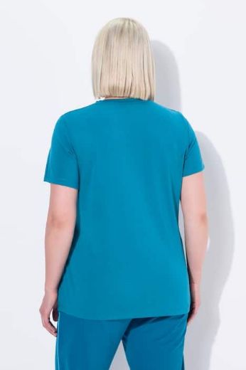 Moda za polnejše Majica funkcionalna V ovratnik plus velikost, xxl, Ulla Popken in Johann Popken (JP1880)