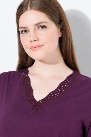 Moda za polnejše Pidžama kratkih rukava i ukrasnom čipkom na obrubima plus velikost, xxl, Ulla Popken in Johann Popken (JP1880)