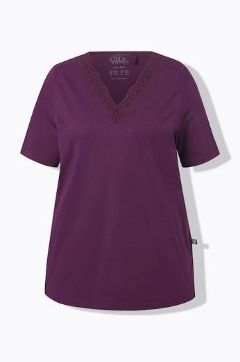 Moda za polnejše Pidžama kratkih rukava i ukrasnom čipkom na obrubima plus velikost, xxl, Ulla Popken in Johann Popken (JP1880)