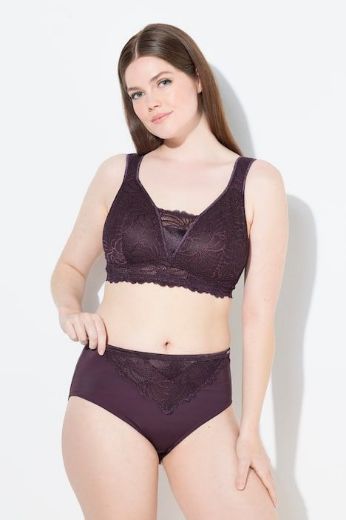 Moda za polnejše Gaćice od mikrofibre s dodatkom ukrasne čipke plus velikost, xxl, Ulla Popken in Johann Popken (JP1880)