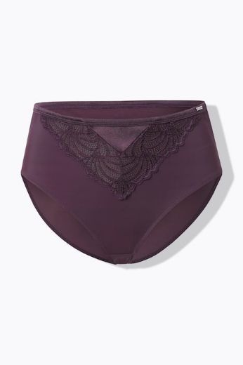 Moda za polnejše Gaćice od mikrofibre s dodatkom ukrasne čipke plus velikost, xxl, Ulla Popken in Johann Popken (JP1880)