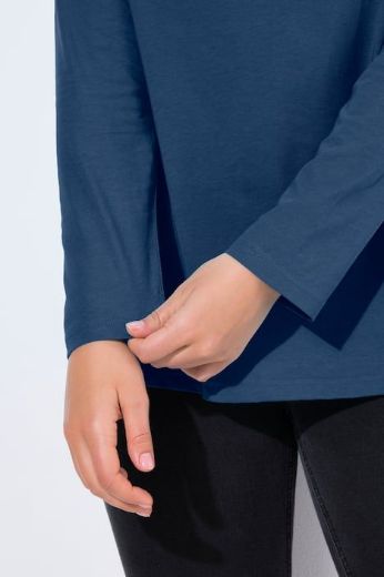 Moda za polnejše Majica dugih rukava V ovratnika plus velikost, xxl, Ulla Popken in Johann Popken (JP1880)