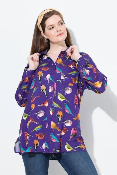 Slika Bluza dugih rukava s motivom ptica