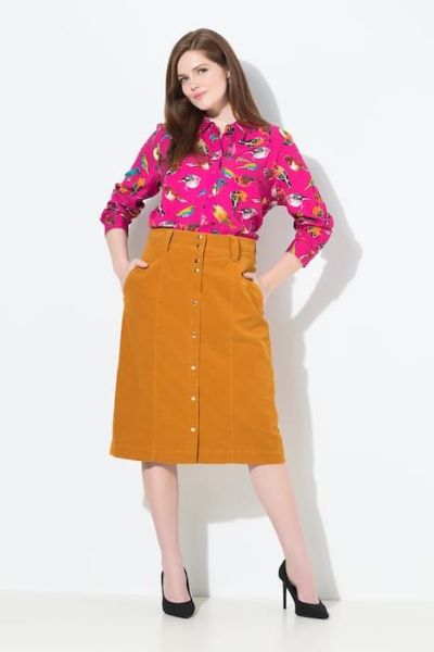 Slika Suknja na kopčanje A kroja