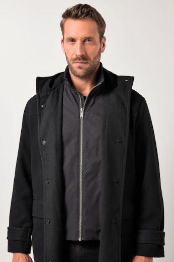 Moda za polnejše Kaput dužeg kroja s kapuljačom plus velikost, xxl, Ulla Popken in Johann Popken (JP1880)