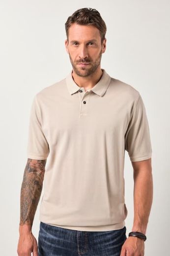 Moda za polnejše Majica Polo kratkih rukava plus velikost, xxl, Ulla Popken in Johann Popken (JP1880)